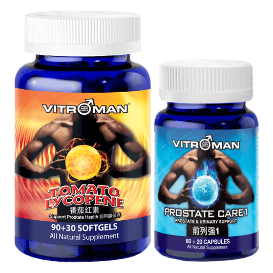 Vitroman Bundle Set 3 with Vitroman Tomato Lycopene and Vitroman Prostate Care 1